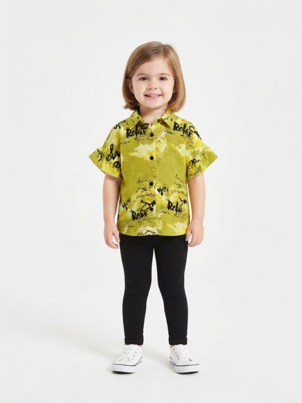 AOP CASUAL FRILL CAP SLV 1 AOP CASUAL FRILL CAP SLV 1