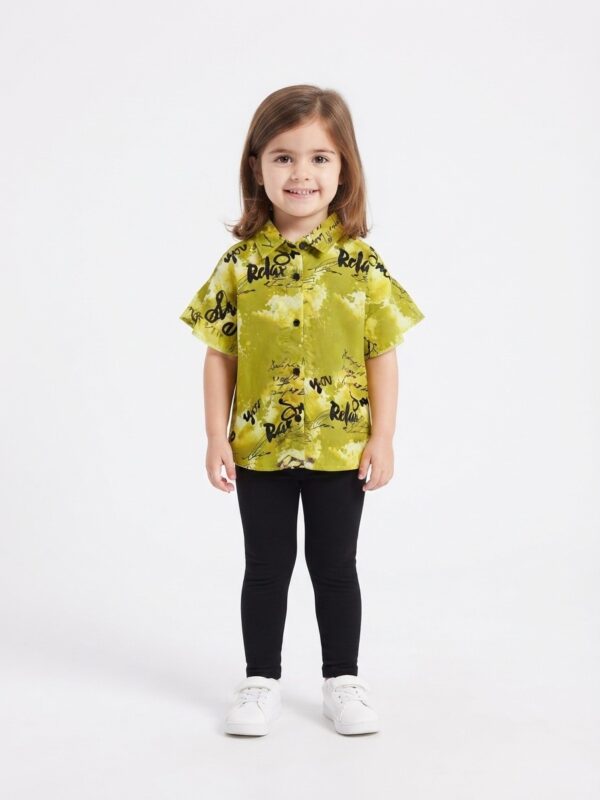 AOP CASUAL FRILL CAP SLV 2 AOP CASUAL FRILL CAP SLV 2