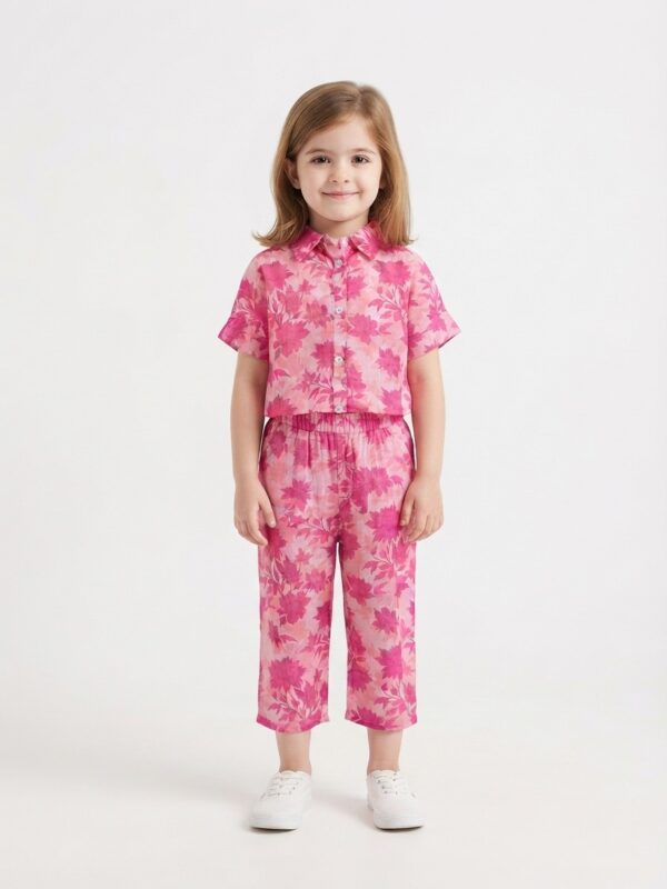 AOP CASUAL FRILL CAP SLV +TROUSER2 AOP CASUAL FRILL CAP SLV +TROUSER2