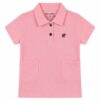 AOP PLACKET A-LINE POLO +TROUSER Light Pink AOP PLACKET A-LINE POLO +TROUSER Light Pink