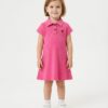AOP PLACKET A-LINE POLO +TROUSER Dark Pink AOP PLACKET A-LINE POLO +TROUSER Dark Pink