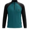 LADIES 14 ZIP LS RAGLAN TOP