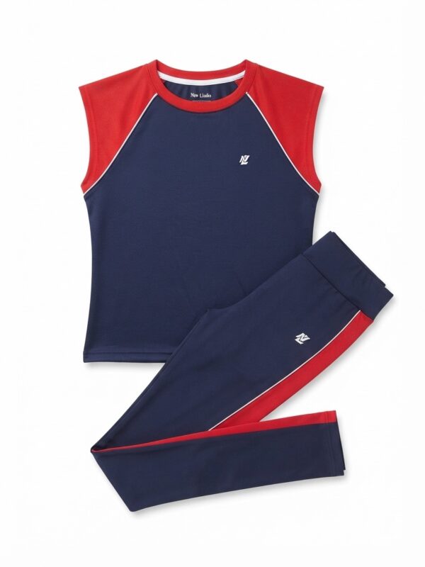 LADIES GYM FIT CAP SLV TEE + TROUSER LADIES GYM FIT CAP SLV TEE + TROUSER