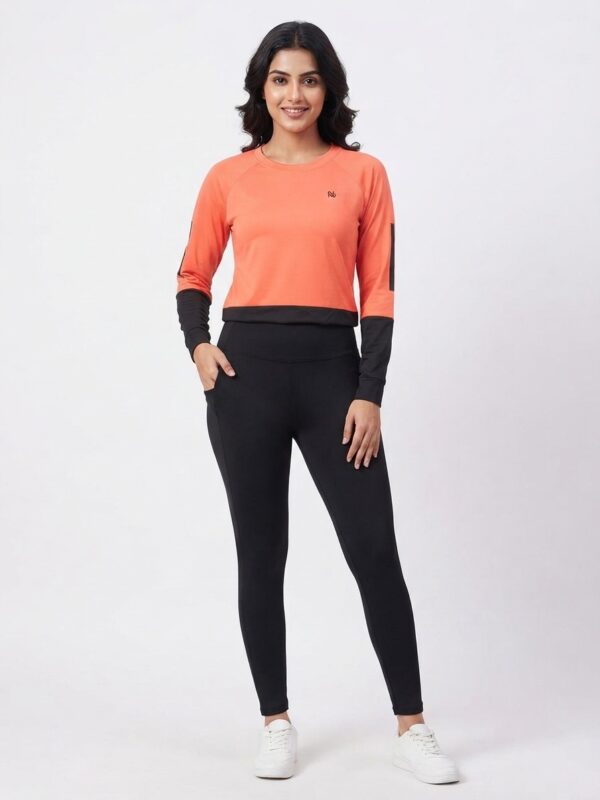 LADIES LONG SLEEVE RALAN CUT & SEW TEE1 LADIES LONG SLEEVE RALAN CUT & SEW TEE