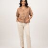 LADIES LS COAT COLLAR BOXY CASUAL SHIRT1 LADIES LS COAT COLLAR BOXY CASUAL SHIRT1